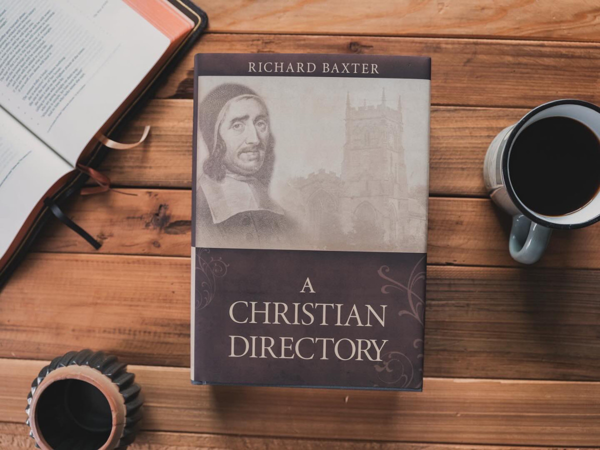 Overhead photograph of “A Christian Directory” by Richard Baxter